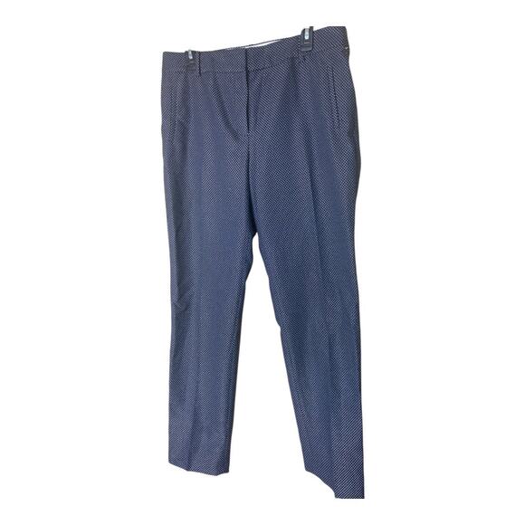 Talbots New Port Dress Pants Bluish Gray with Matrix Dot Pattern‎ Size 12 - Picture 1 of 8